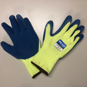 Werkhandschoen Thermo Viz (geel/blauw)