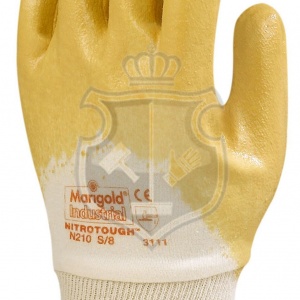 Werkhandschoen stevig (geel)