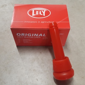 Tepelvoering Lely 21mm siliconen medium (M) 4st.