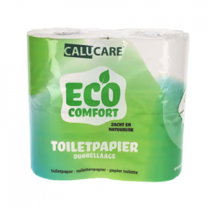Toiletpapier 4 rollen calucare comfort 2-lgs